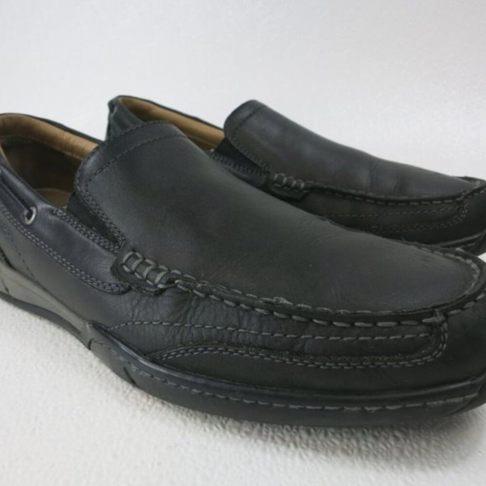 J&M Johnston & Murphy Sheepskin Leather Casual Dress Loafers Men's Shoes 13 M